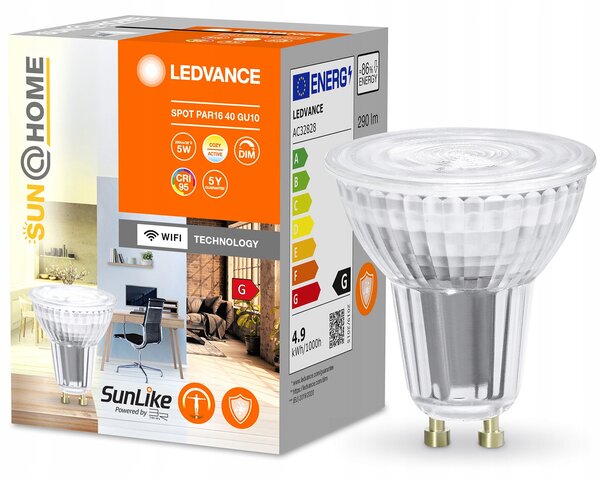 LEDVANCE Sun@Home LED reflektor GU10 4,9W s nastavitelnou teplotou barvy