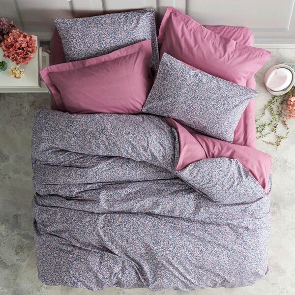 POVLEČENÍ, fialová, pink, 155/220 cm - Online Only povlečení, Online Only