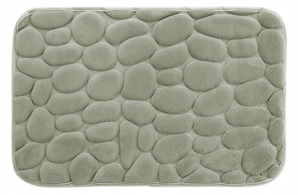 KOUPELNOVÁ PŘEDLOŽKA SE VLISSOVANÝM VZOREM ZELENÁ 50 x 80 CM DO KOUPELNY