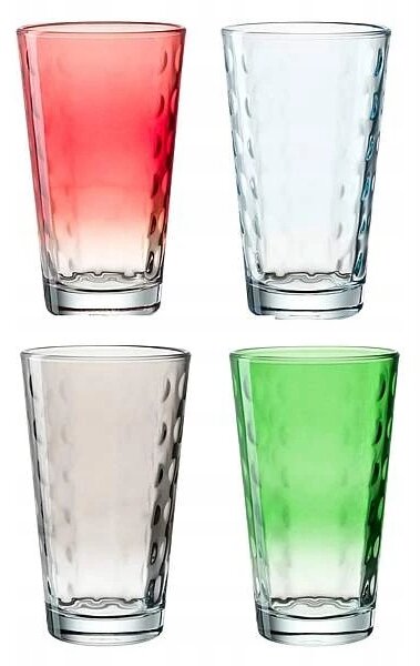 Leonardo sklenice Optic color 540 ml 4 ks