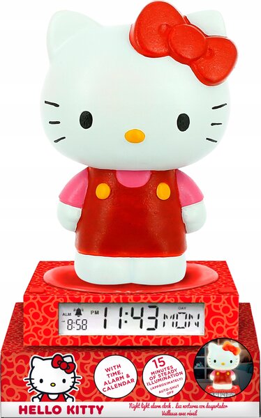 3D LAMPičKA S BUDÍKEM HELLO KITTY