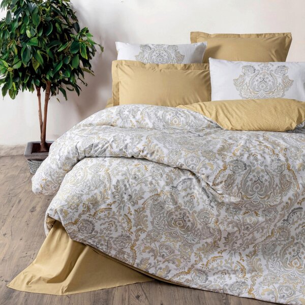 POVLEČENÍ, vícebarevná, hořčicově žlutá, 155/220 cm - Online Only povlečení, Online Only