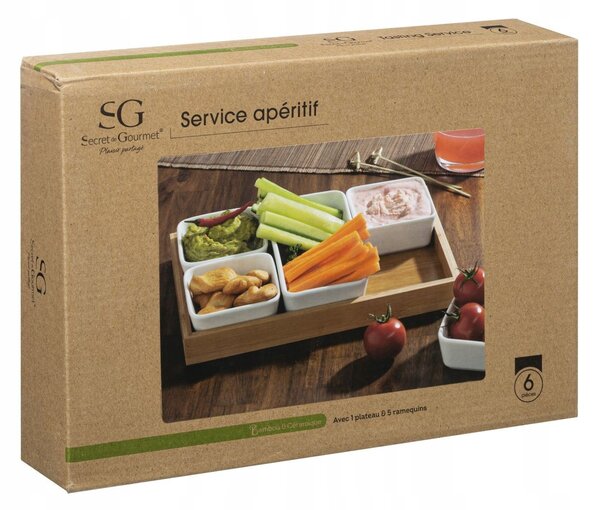 Servírovací mísa Secret De Gourmet porcelánová bílá 2000 ml
