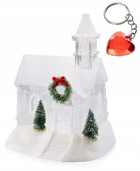 Vánoční LED dekorace Chapelle 705820 kostel