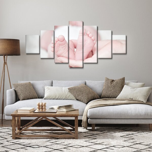 Obraz dětských nožiček (210x100 cm)