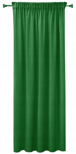 Závěs s řasící stuhou, žabky 150 cm x 160 cm