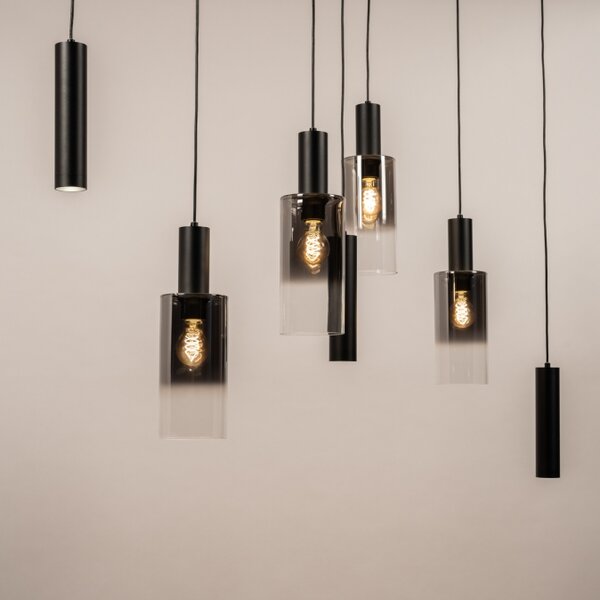 Závěsné svítidlo nad jídelní stůl Luce di Tosca 7 Black (LMD)
