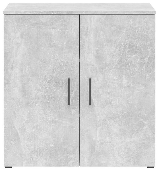 Komoda Cabinet světle šedá, š: 80 cm