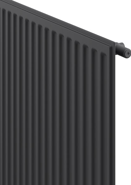 Mexen CH10 Hygienický panelový radiátor 600 x 1600 mm, boční připojení, 999 W, antracitová, W410H-060-160-66