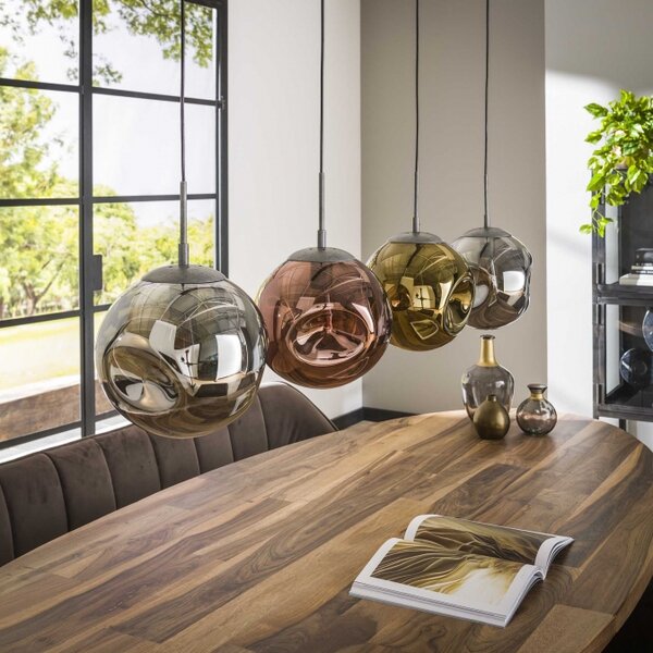 Závěsné skleněné svítidlo nad jídelní stůl Pasteri Glass 4 (LMD)