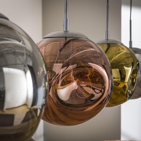 Závěsné skleněné svítidlo nad jídelní stůl Pasteri Glass 4 (LMD)