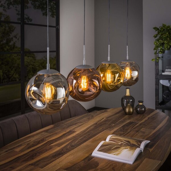 Závěsné skleněné svítidlo nad jídelní stůl Pasteri Glass 4 (LMD)