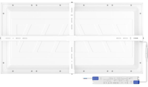 Mexen Brill-S, stropní LED panel 60×30 cm, 24 W, neutrální bílá 4000K, L207-060-030-2440-20
