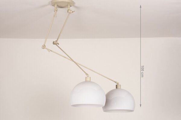 Závěsné nastavitelné svítidlo nad jídelní stůl Snap Duo Luminale Taupe (LMD)