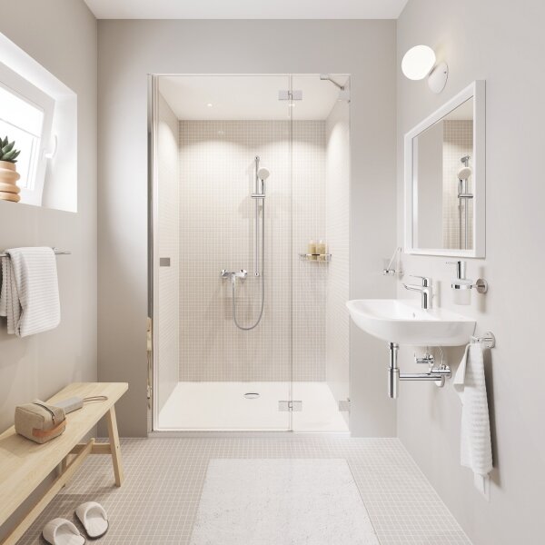 GROHE 40394001 - Dávkovač tekutého mýdla ESSENTIALS 160 ml lesklý chrom