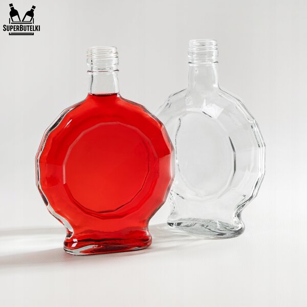 SET 40x Lahve MEDAILON 250 ml se šroubovacím uzávěrem KARAFA na LIKIER ALKOHOL