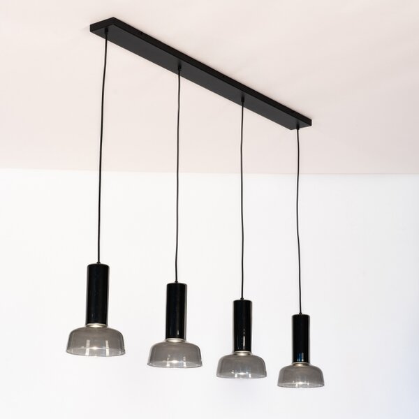 Závěsné skleněné svítidlo nad jídelní stůl Louver Glass 85 (LMD)
