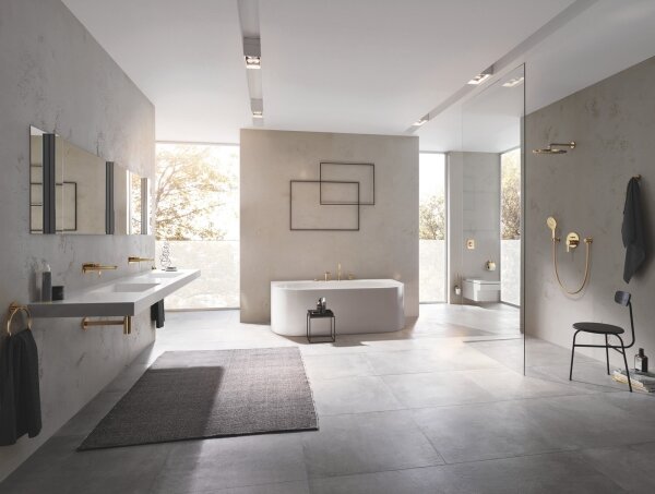 GROHE 26574GL0 - Ruční sprcha RAINSHOWER SMARTACTIVE 130 mm zlatá