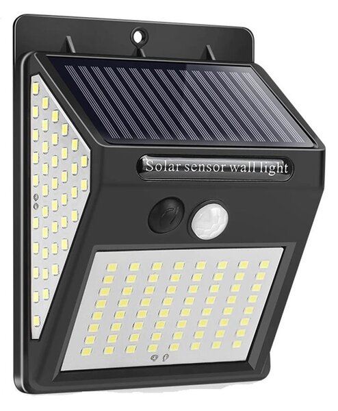 Bavlissimo Solární nástěnné LED světlo s čidlem pohybu