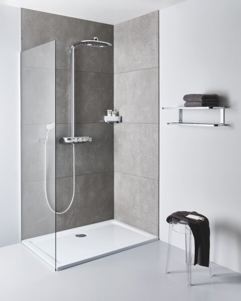 GROHE 41038000 - Rohová sprchová vanička SELECTION lesklý chrom