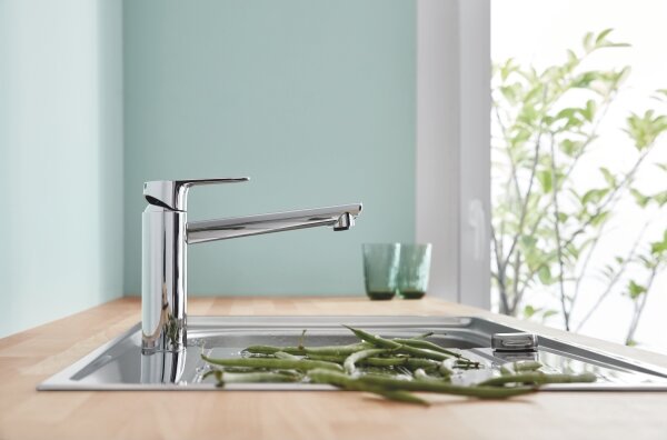 GROHE 31693000 - Dřezová baterie BAUEDGE 193 mm lesklý chrom