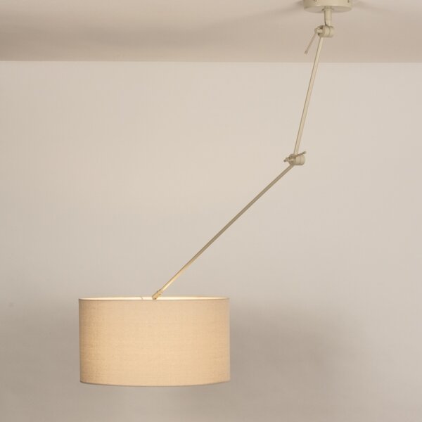 Závěsné nastavitelné svítidlo nad jídelní stůl Snap Light Crema and Taupe (LMD)