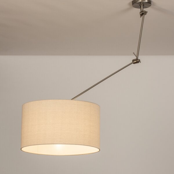 Závěsné nastavitelné svítidlo nad jídelní stůl Snap Light Crema (LMD)