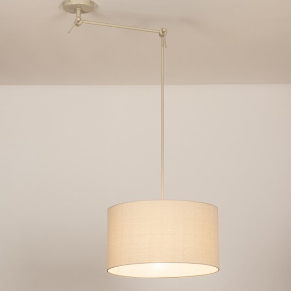 Závěsné nastavitelné svítidlo nad jídelní stůl Snap Light Crema and Taupe (LMD)