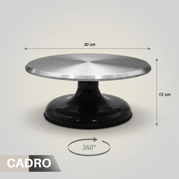 Podnos otočná Cadro Patrový podnos na zákusky 30 cm na nožce CADRO 30 cm