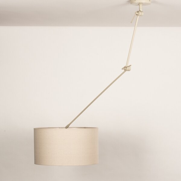 Závěsné nastavitelné svítidlo nad jídelní stůl Snap Light Crema and Taupe (LMD)