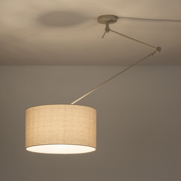 Závěsné nastavitelné svítidlo nad jídelní stůl Snap Light Crema and Taupe (LMD)