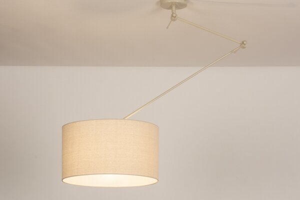 Závěsné nastavitelné svítidlo nad jídelní stůl Snap Light Crema and Taupe (LMD)
