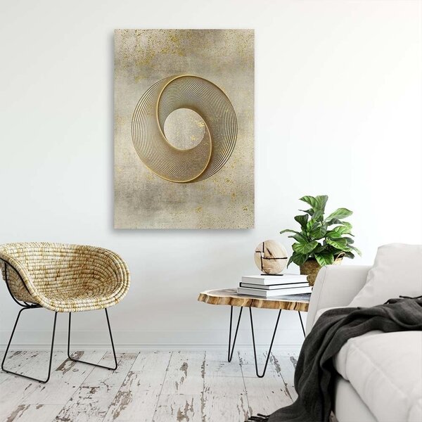 Obraz na plátně Zlatý kruh - Andrea Haase Rozměry: 40 x 60 cm