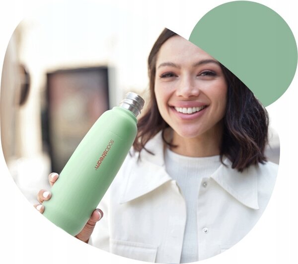 SodaStream Láhev pro výrobník Fizz&Go Mint Nerezová ocel 900ml