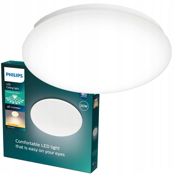 Kulatý Stropní Svítidlo Philips 39 x 5 cm bílé