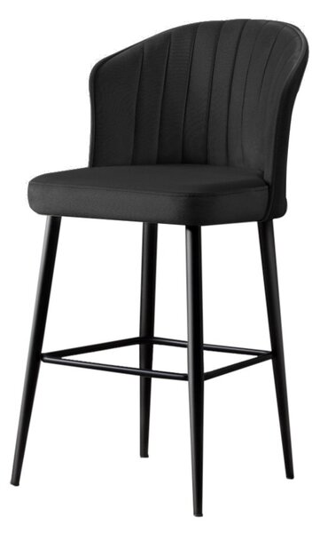 Kalune Design Sada 2 ks barových židlí RUBI černá