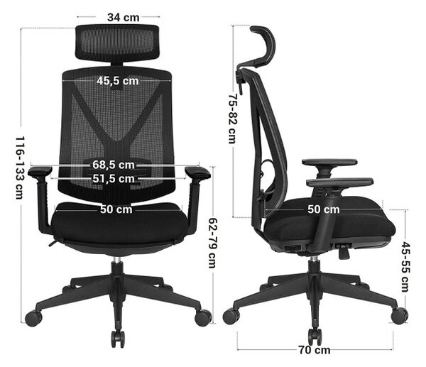 Kancelářská židle OBN61BKV1