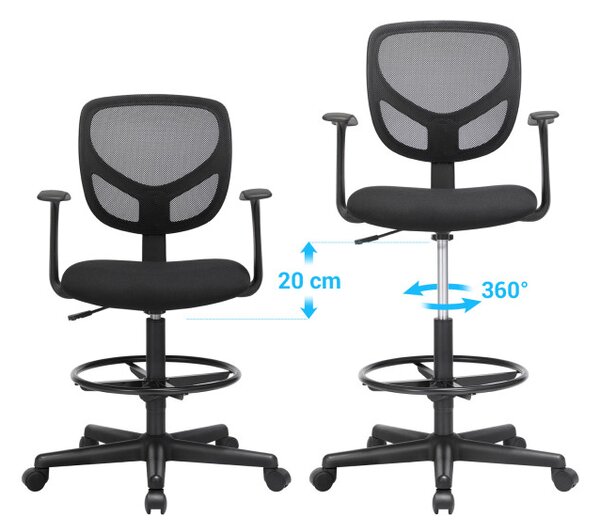 Ergonomická kancelářská židle OBN25BK