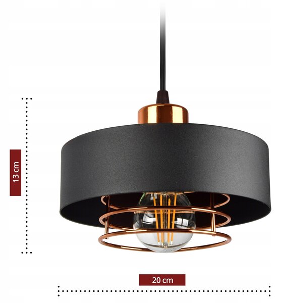 Nástěnné svítidlo Luxolar černé, zlaté E27 60 W