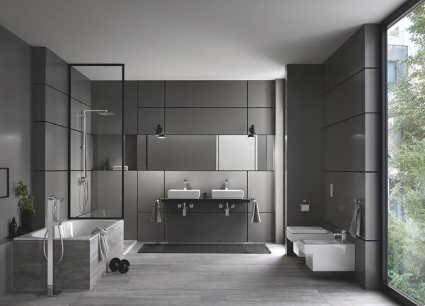 GROHE 23138000 - Bidetová baterie EUROCUBE lesklý chrom