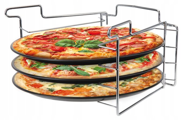 Plech na pizzu Excellent Houseware 30 x 30 cm, průměr 30 cm