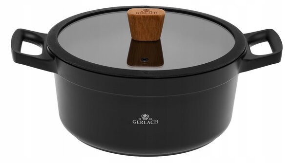 Hrnec tradiční Gerlach Natur 4,5 l 24 cm hliníkový s nepřilnavým povrchem