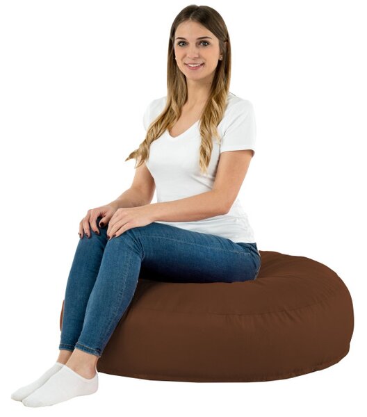 Polštář na sezení MONACO hnědý nylon