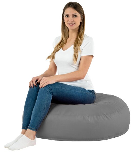 Polštář na sezení MONACO šedý nylon