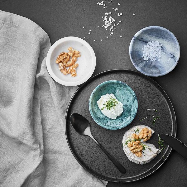 CASA NOVA Sada snídaňových talířů 22,5 cm set 4 ks - černá