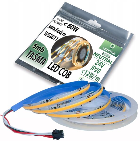 LED pásek 5 m LED-ONE bílá neutrální 90 W IP20