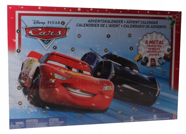 Mattel Auta Disney Pixar 3 Adventní kalendář 24