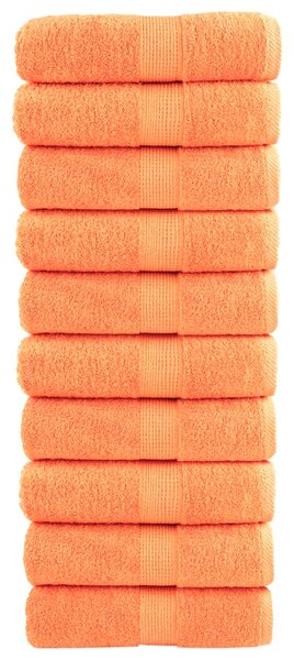 Premium ručníky SOLUND 10 ks oranžové 30 x 50 cm 600 g/m² 137376