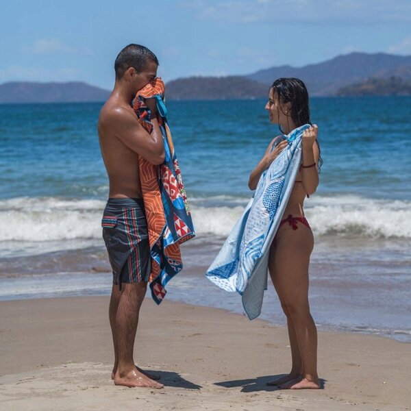 Rychleschnoucí ručník Recycled SoftFibre 90x150 Surfboards Lifeventure