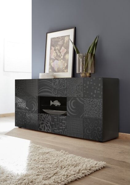 Komoda ARIA 181x84x43 cm antracit